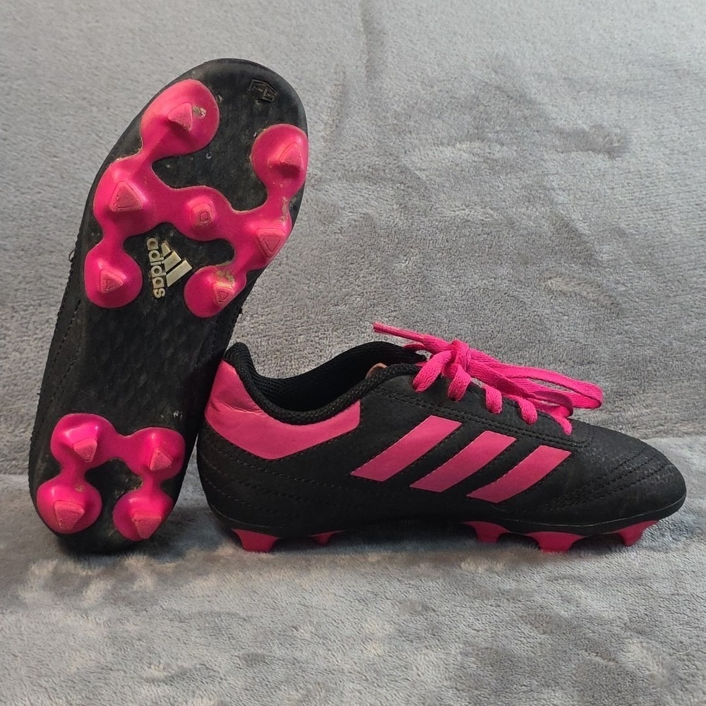 Adidas Goletto kids Soccer Cleats Size 12K Pink Black G26368 - Picture 5 of 7